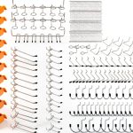 ELEAD Yellow Heavy Duty 260-Piece Pegboard Hook Set Metal Wall Mount-0
