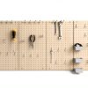 Amazon Basics Foldable Metal Pegboard Kit 48-Piece Gray Wall Mount-6
