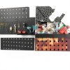 Daanxw Steel Pegboard Panel 12x12 Inch Wall Mount Black 4-Pack-7