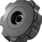 Fluted Knob 2 3/8 in Thru 3/8-16 Innovative Components Zinc Plated-0