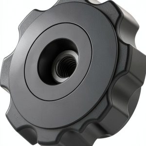 Fluted Knob 2 3/8 in Thru 3/8-16 Innovative Components Zinc Plated-0